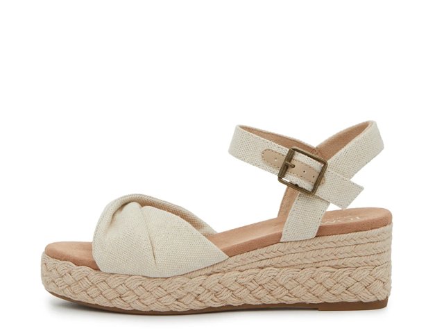 TOMS Kinsley Platform Wedge Sandal - Free Shipping | DSW