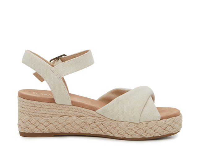 TOMS Kinsley Platform Wedge Sandal - Free Shipping | DSW