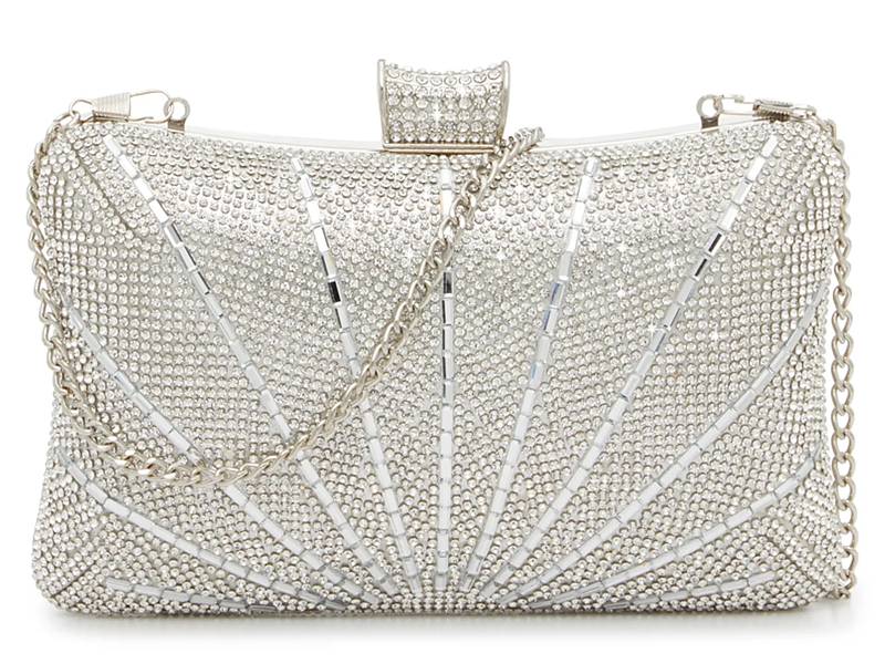 Dsw silver evening bags sale