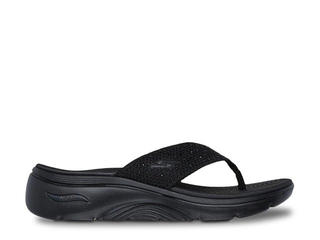 ◆SKECHERS◆ Women's High Walk Arch Fit Sandals SP0WSCEM082 Martha Stewart: GO WALK Arch Fit 2.0 Sandal - Sparkling