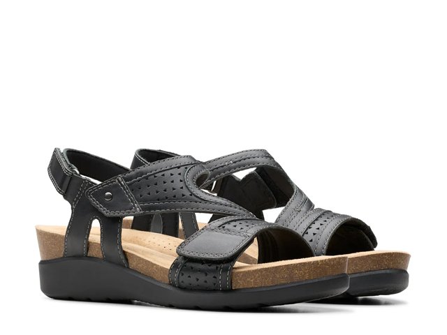 Clarks Calenne Carmen Wedge Sandal - Free Shipping | DSW Clarks Calenne Carmen Wedge Sandal - Free Shipping | DSW