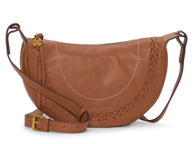 Lucky Brand Seth Leather Crossbody Bag Free Shipping DSW