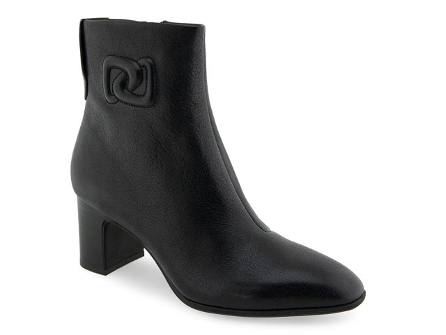Aerosoles Women s Magnus Logo Bootie Black Ankle Boots 6.5