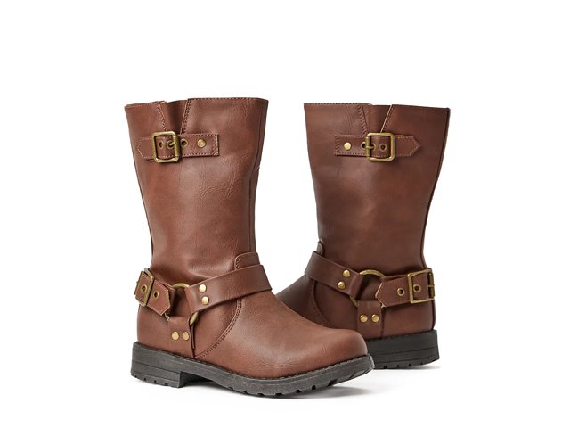 FABKIDS Tall Harness Moto Boot Kids Free Shipping DSW