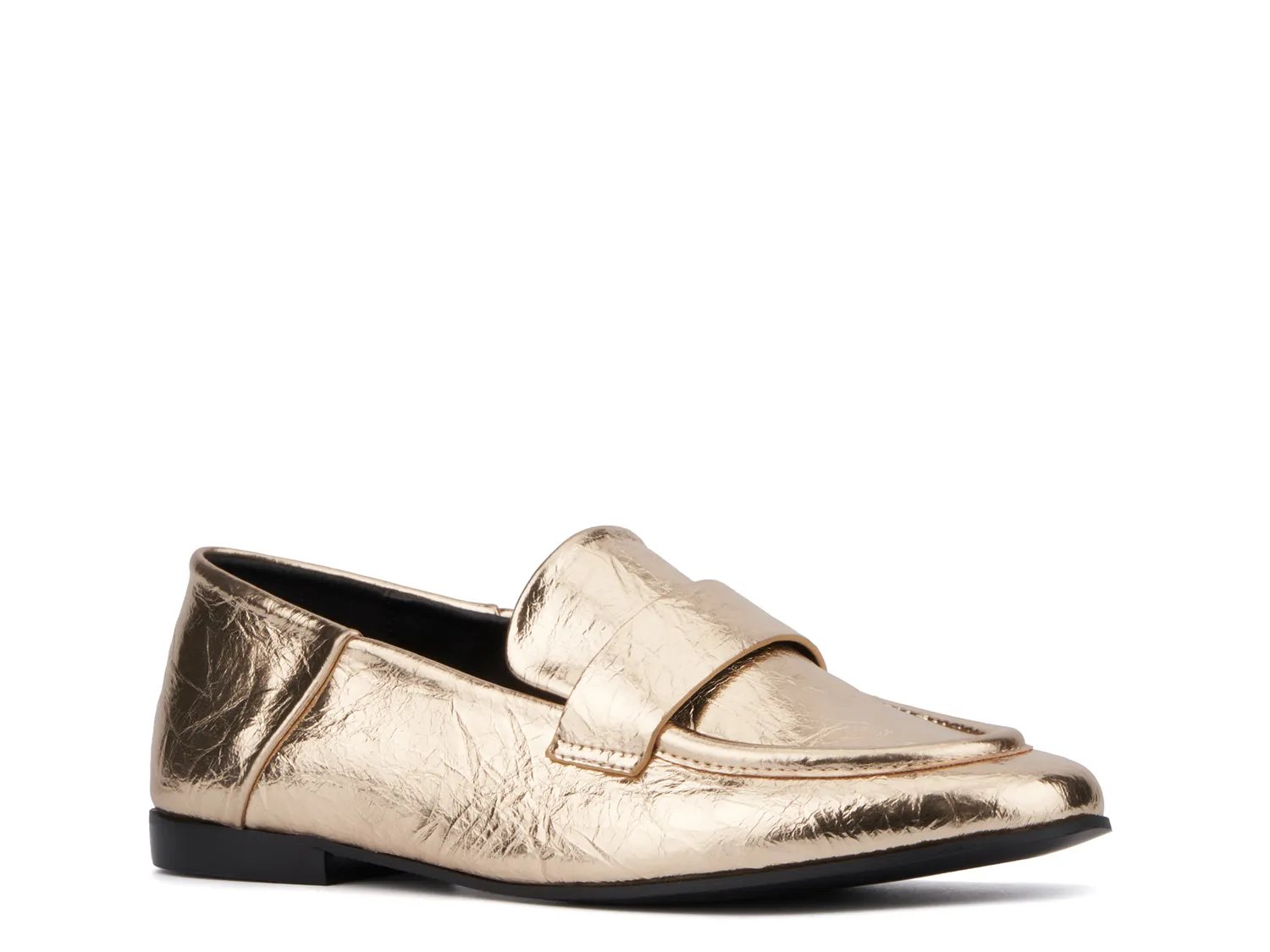TORGEIS Carleigh Loafer | Women's | Gold Metallic | Size 8.5 | Flats | Loafers