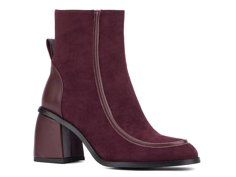 Dsw burgundy booties hotsell