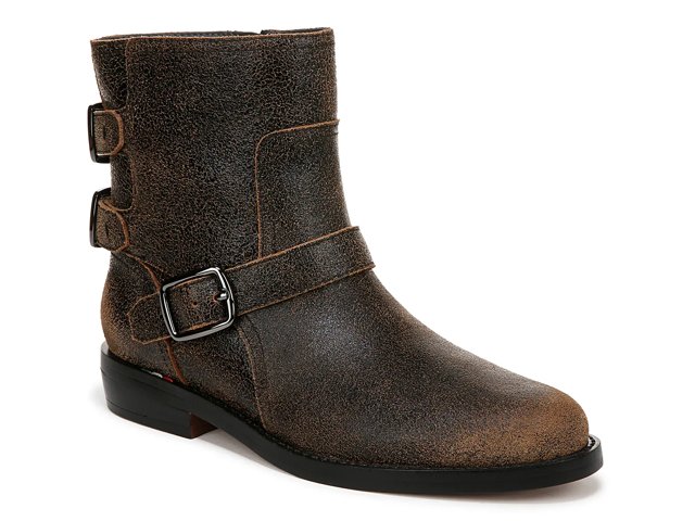 Franco sarto leather strap booties discount
