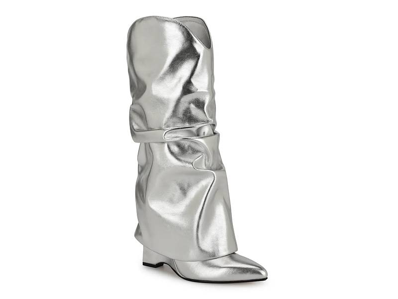 Shop Women s Silver Boots DSW
