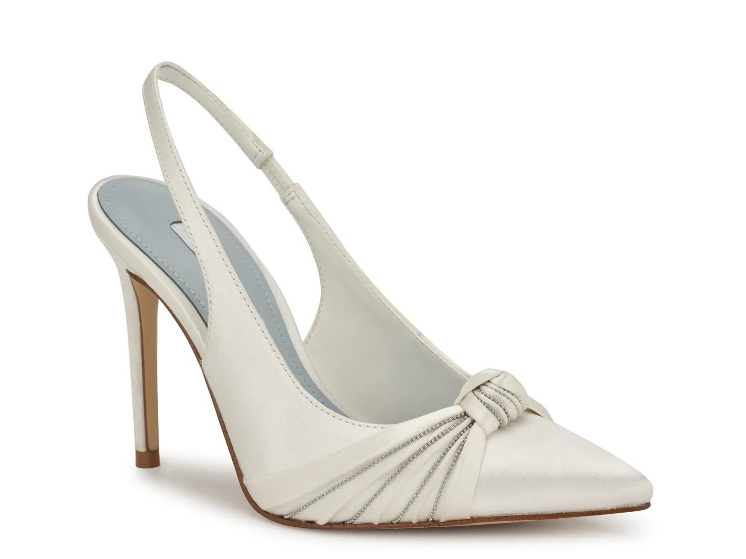Nine West Faive Pump | Women's | White | Size 8.5 | Pumps | Slingback