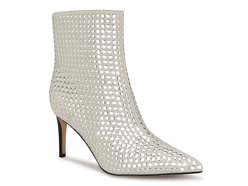 Nine west white booties shop