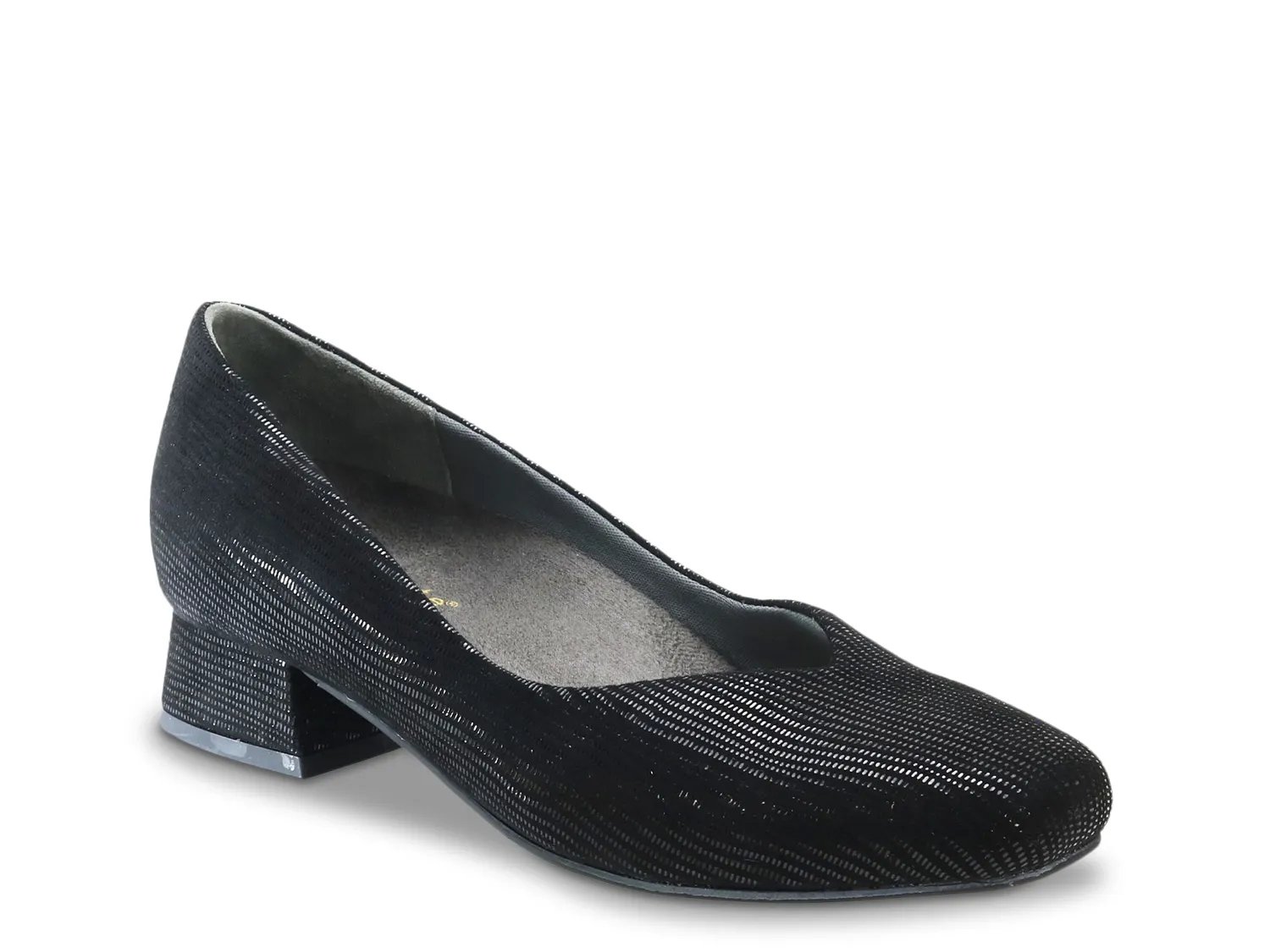 David Tate Fortune Pump | Women's | Black Snake Print | Size 12 | Pumps