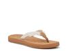 Gianna II Flip Flop Off White/Beige/Gold Metallic Geometric Print view