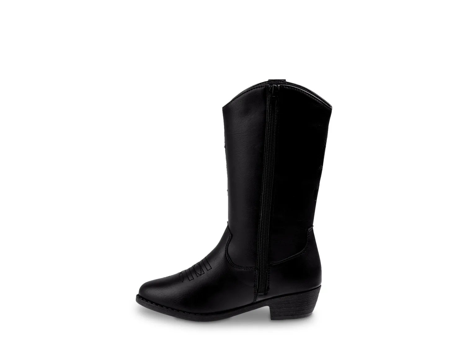 Zip Up Western Boot
