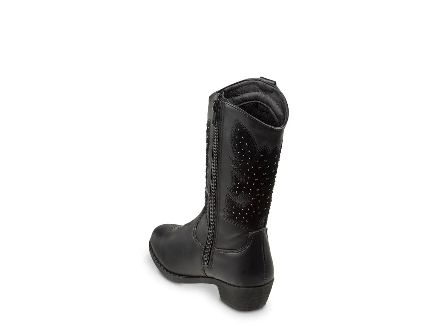 Zip Up Western Boot