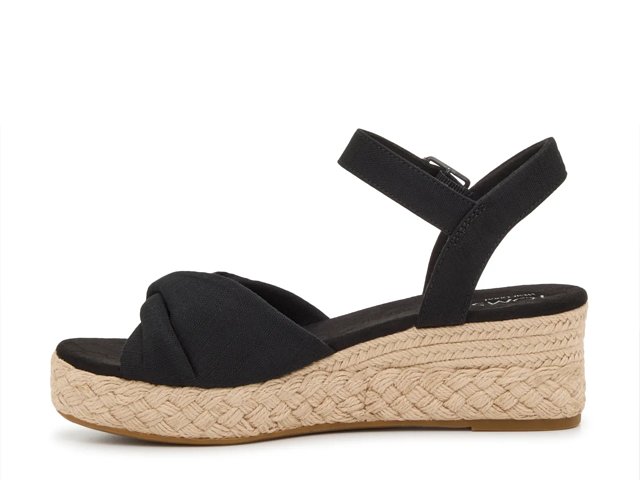 TOMS Kinsley Platform Wedge Sandal - Free Shipping | DSW