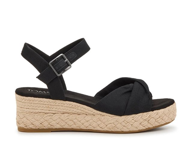 TOMS Kinsley Platform Wedge Sandal - Free Shipping | DSW