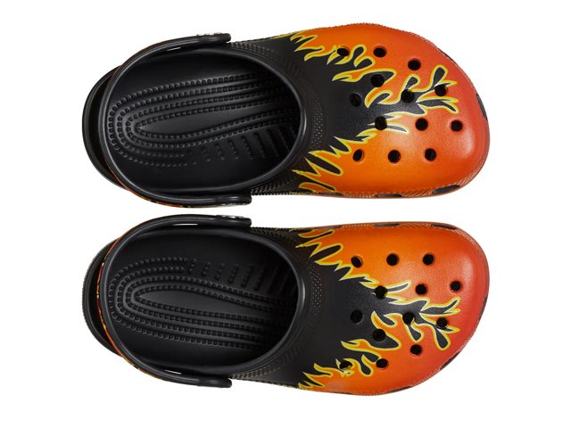 Crocs Classic Flames Clog - Kids' - Free Shipping | DSW