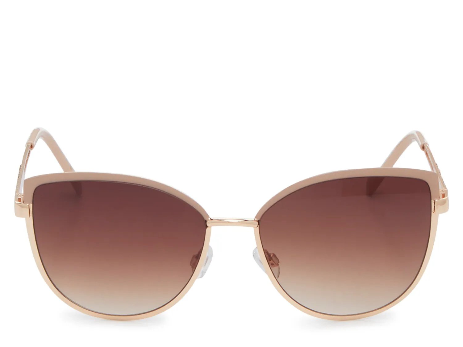 Jessica Simpson TwoTone CatEye Sunglasses | Women's | Blush/Gold Metallic | Size One Size | Sunglasses