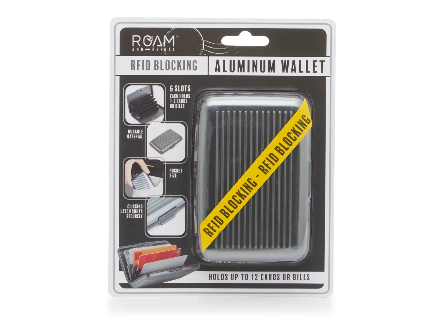 W + W Aluminum Wallet | Men's | Silver | Size One Size | Wallets