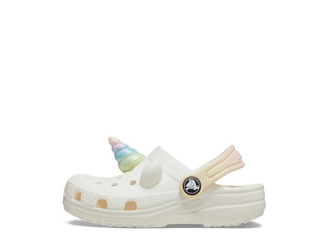 Crocs Classic IAM Rainbow Unicorn Clog - Kids' - Free Shipping | DSW