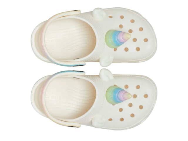 Crocs Classic IAM Rainbow Unicorn Clog - Kids' - Free Shipping | DSW