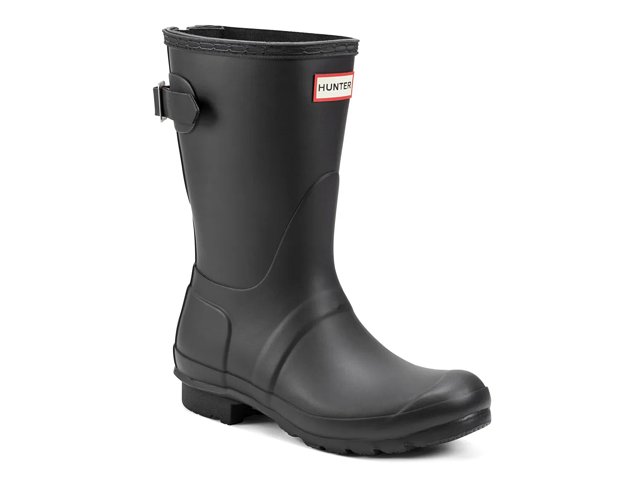ハンター レディス ORIGINAL SHORT DARK OLIVE HUNTER Original Short Matte Rain Boot - Women's - Free