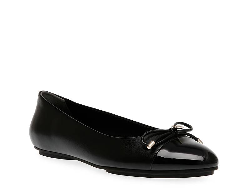 Anne klein black ballet flats on sale