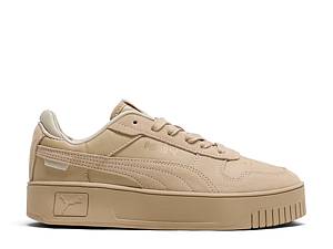 Puma suede platform beige deals