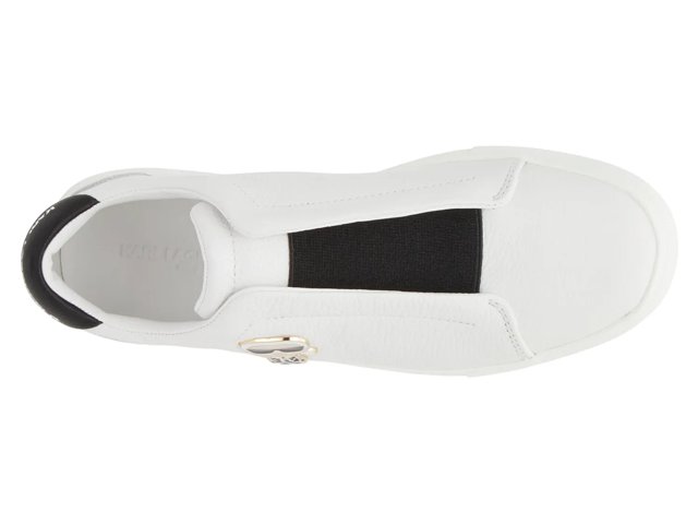 Karl Lagerfeld Women s Ceci Slip On Sneaker White Low top Sneakers 8
