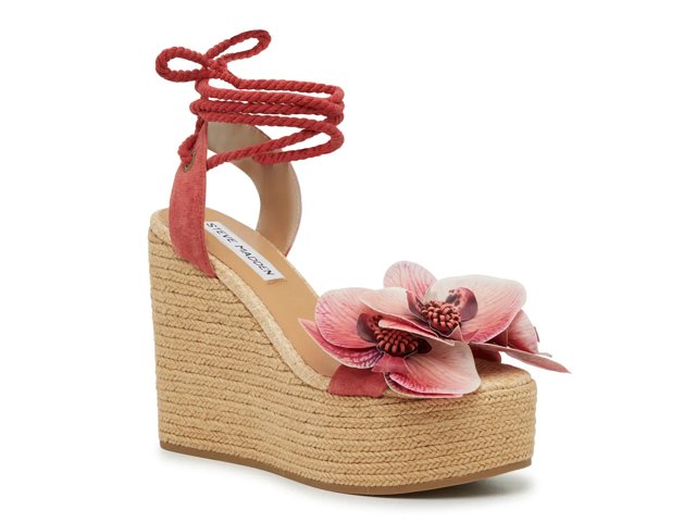 Steve Madden Petal Wedge Sandal Free Shipping DSW