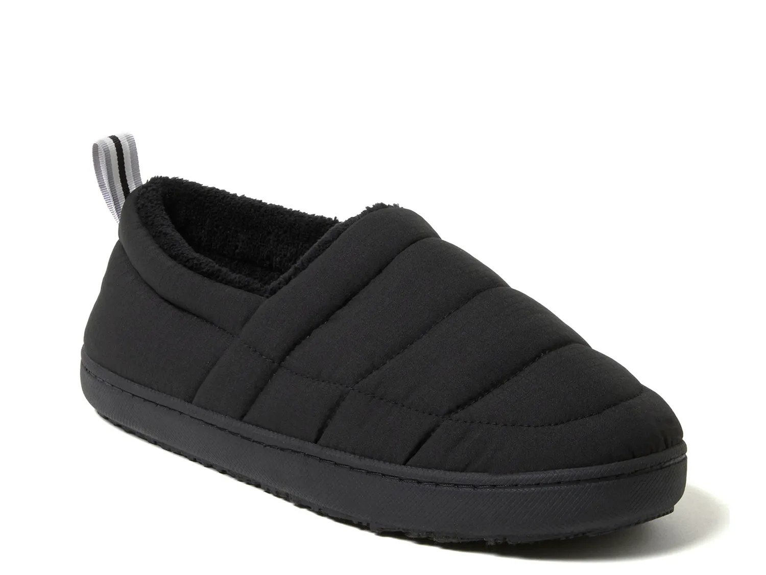 Dearfoams Cullen Slipper | Men's | Black | Size XL | Slippers