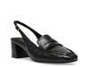 Mona Pump Black Croc Print view