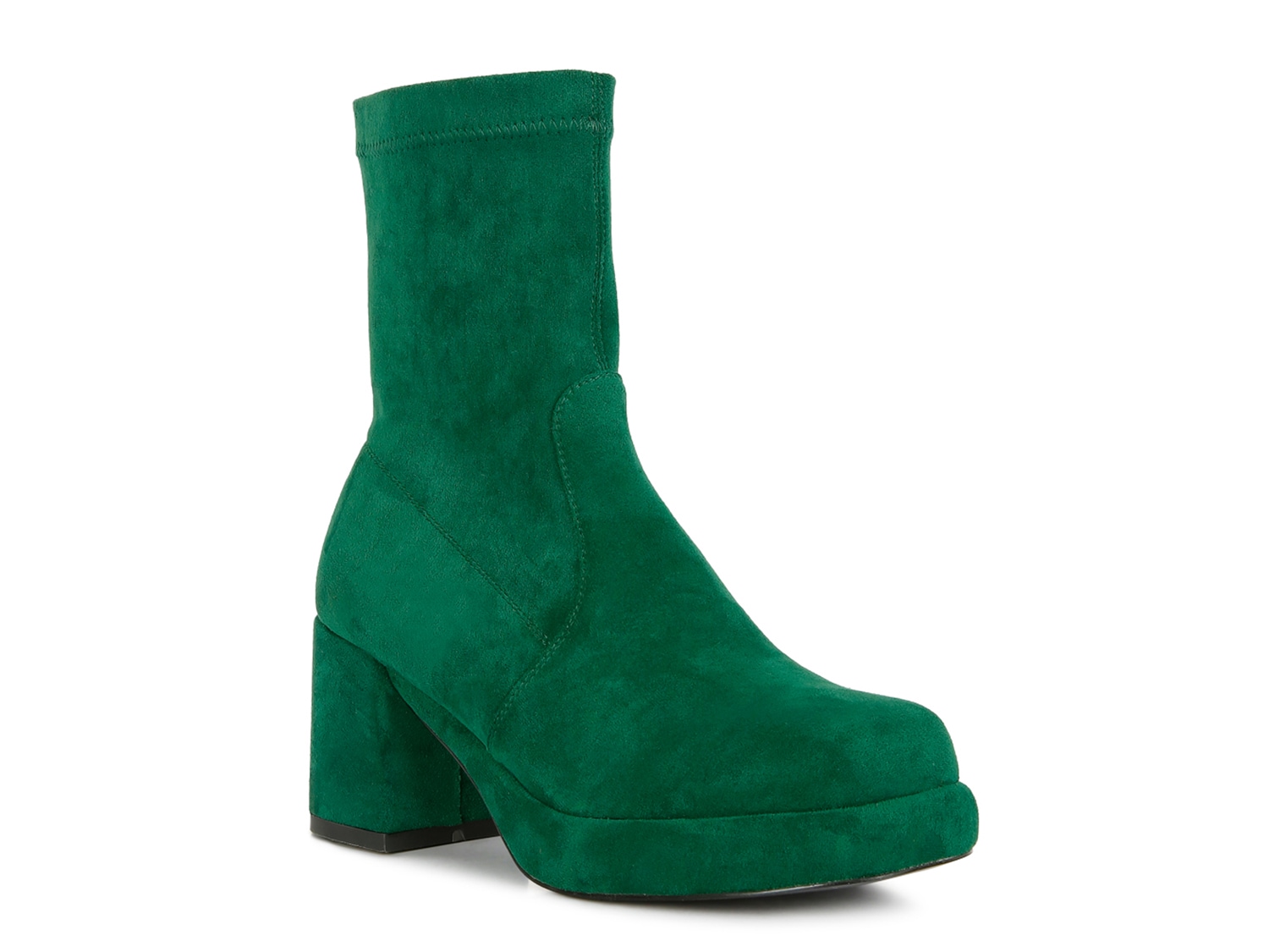 Rag & Co Two Cubes Platform Bootie | Women's | Dark Green Cover