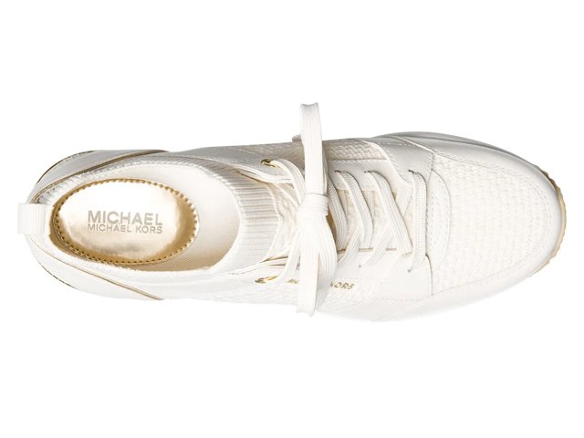 Georgie faux leather wedge trainers online