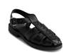 Pippa Fisherman Sandal Black Leather view