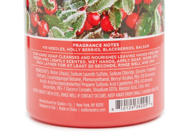 SLATKIN CO Garland Berry 22 oz. Hand Soap Free Shipping DSW