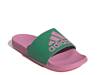 Adilette Comfort Slide Sandal - Women's Pink/Green view