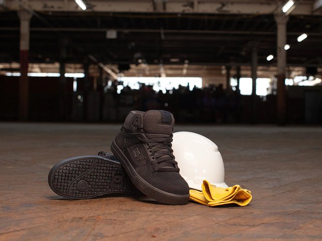 High top work sneakers outlet