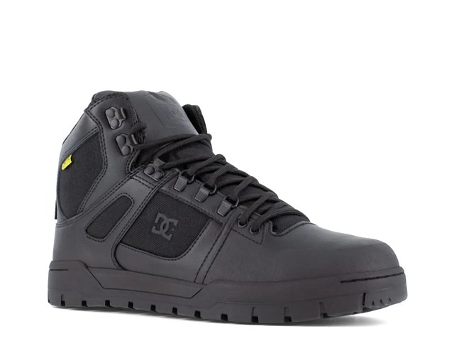 DC WORK CREW Pure Waterproof Composite Toe High Top Work Sneaker Men s Free Shipping DSW