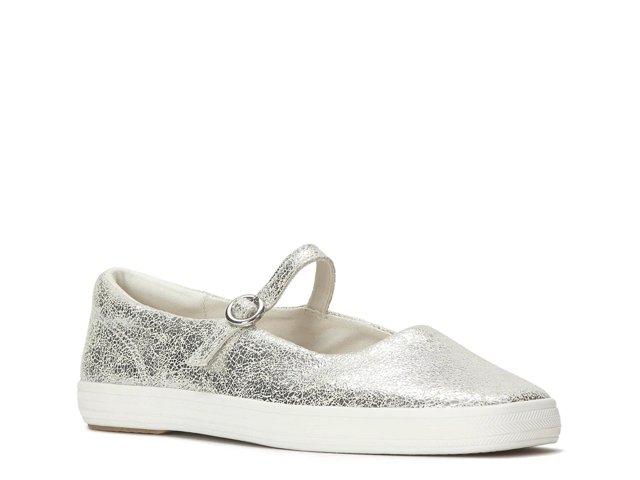 Square Toe Mary Jane Flat