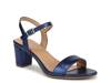 Bristol Sandal Dusk Blue Metallic Snake Print view