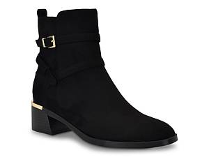 【Steve Madden】DUSTY アンクル ブーティー DUSTY Black Leather Women's Ankle Boot – Steve Madden