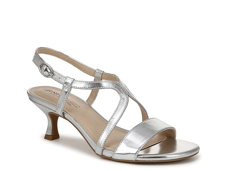 【THEAIRTOWN】silver silngback shoes★ Women's Slingback Silver Flats + FREE SHIPPING | Shoes