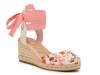 Goldie Wedge Sandal Light Pink/Red/Blue Floral Print view