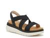 Pem Wedge Sandal Black view