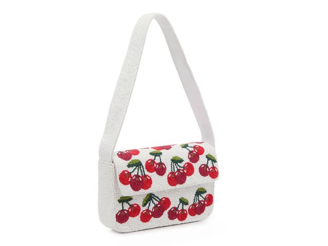 Kelly & Katie Cherry Beaded Shoulder Bag