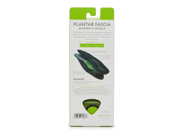Implus Sof Sole Support Women s Plantar Fascia Insole Free Shipping DSW