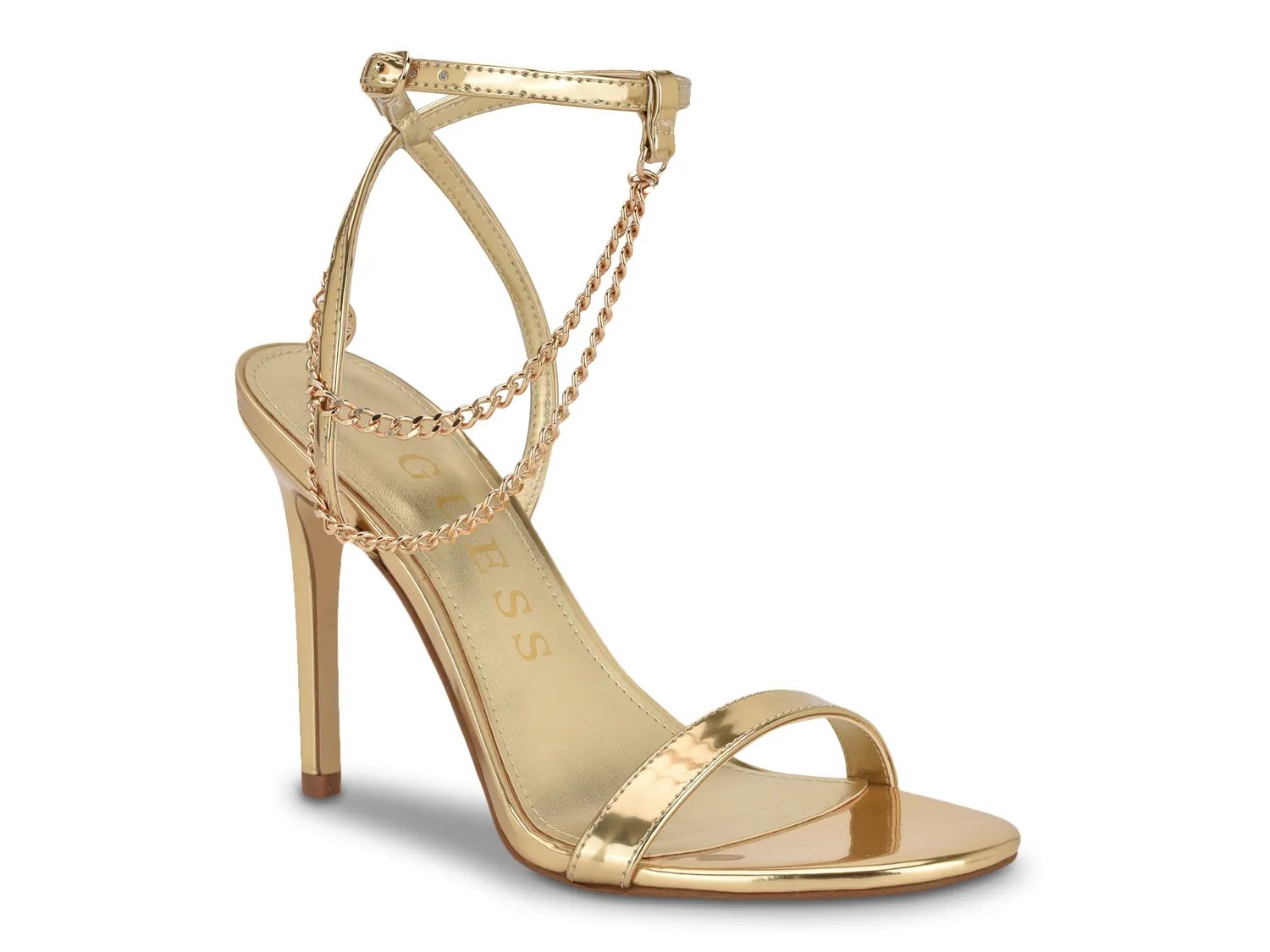 Guess Miamy Sandal | Women's | Gold Metallic | Size 6.5 | Sandals | Ankle Strap