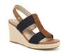 Tallulah Espadrille Wedge Sandal Navy/Tan view