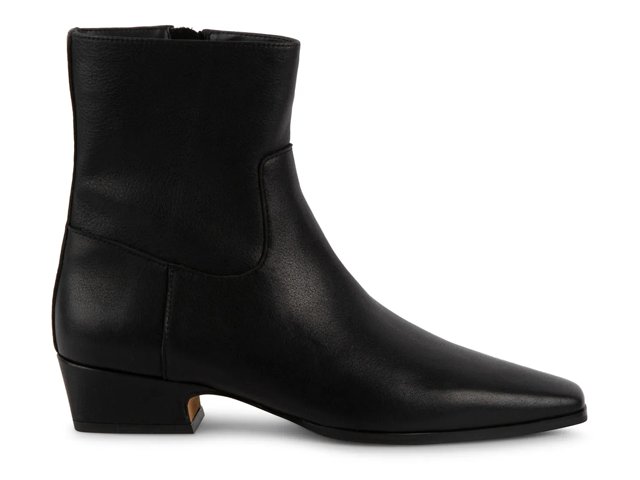 【Steve Madden】DUSTY アンクル ブーティー DUSTY Black Leather Women's Ankle Boot – Steve Madden